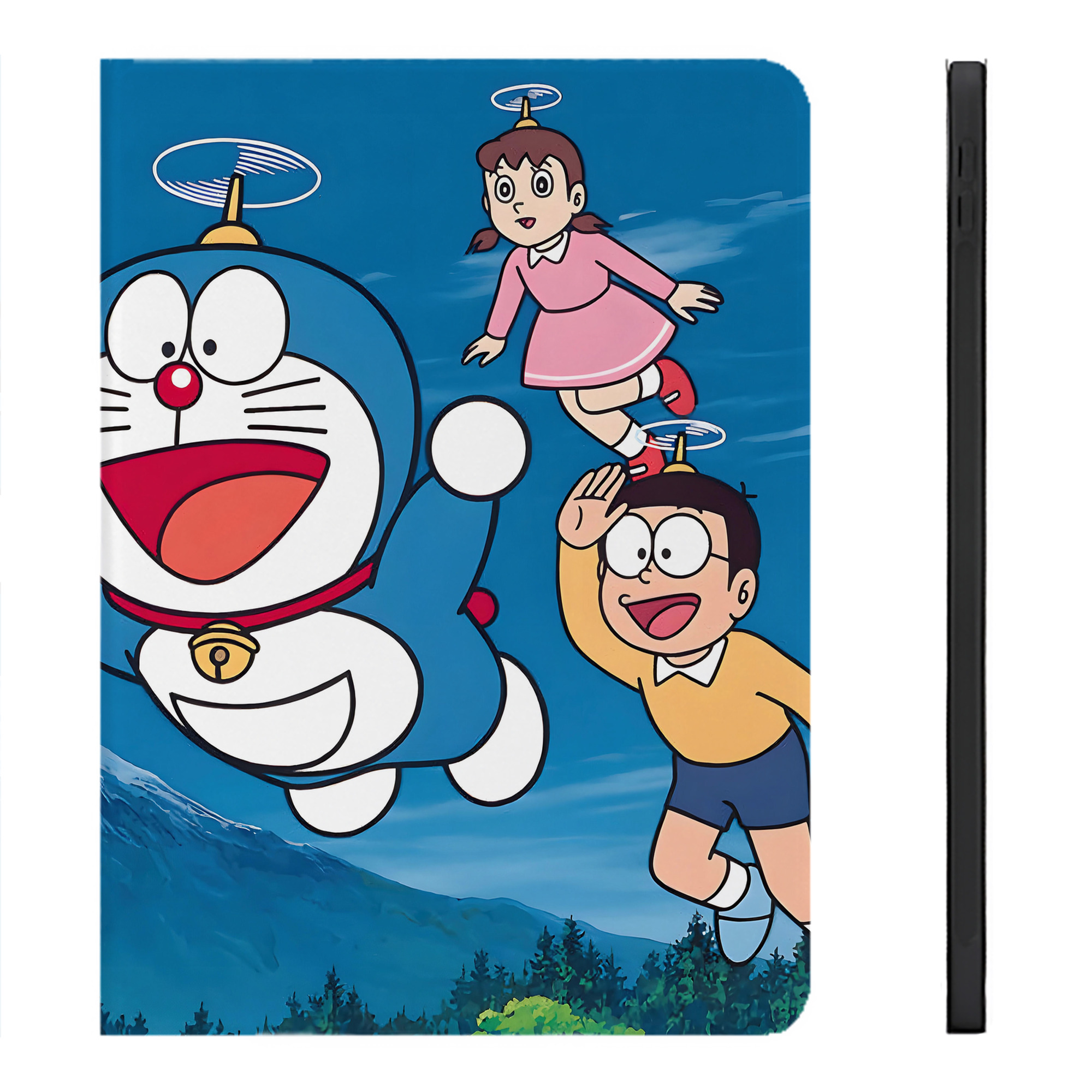（画像用） ドラえもん Doraemon IPadケース ペンホルダー付き ブックスタイルデザイン